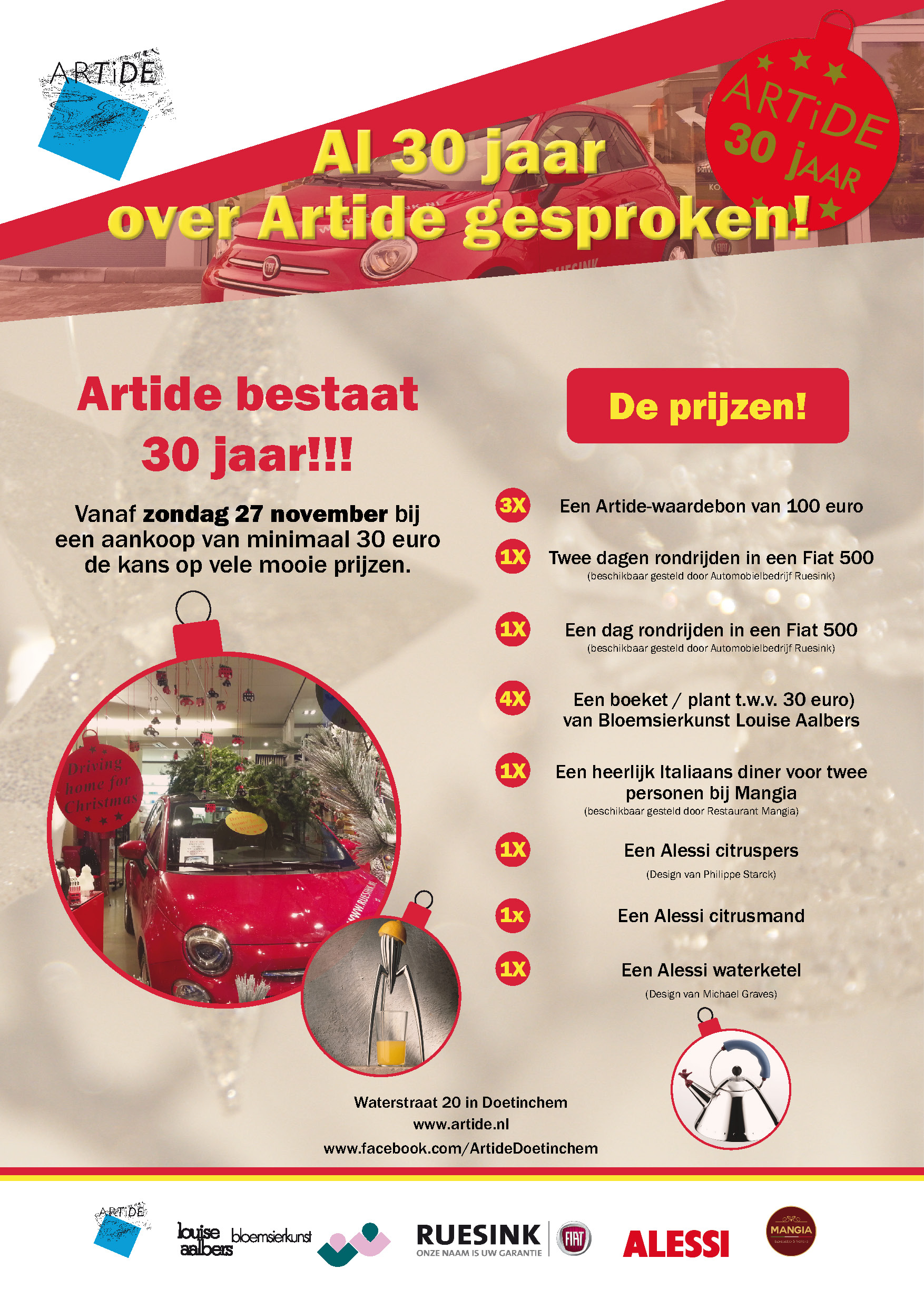 Artide 30 jaar prijzen